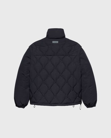 NASA Detachable Sleeves Quilted Jacket