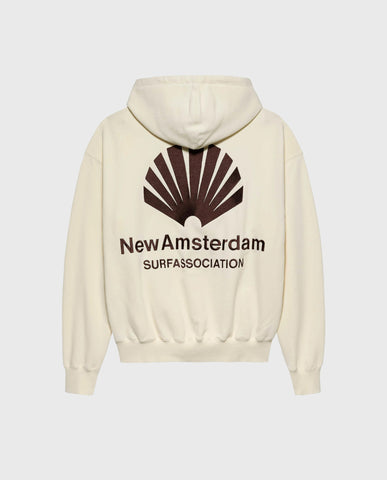 Logo Hoodie Bone/Potting Soil