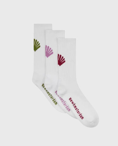 Logo Socks 3-Pack Purple Haze / Stage Green / Tandori Spice