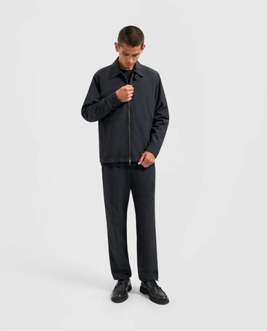 Nylon Zip Jacket Black