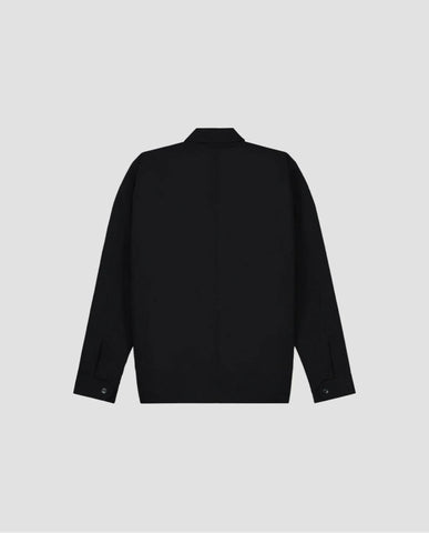 Nylon Zip Jacket Black