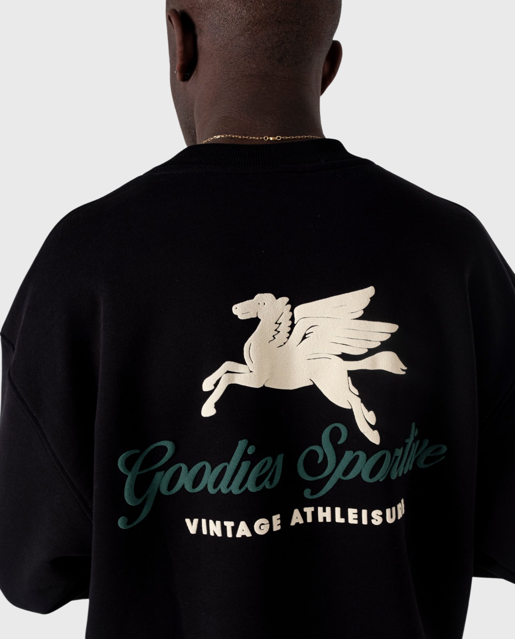 Goodies Sportive Premium Black Crewneck