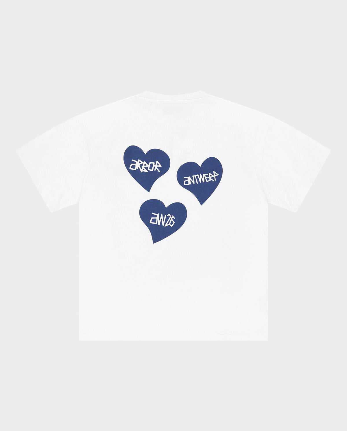Triple Love T-shirt Blue