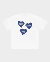 Triple Love T-shirt Blue