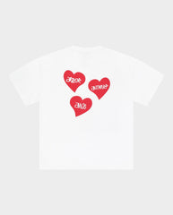 Triple Love T-shirt Red