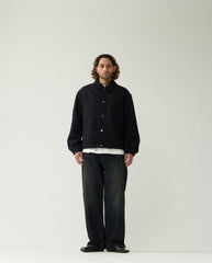 Wool Coach Jacket Black