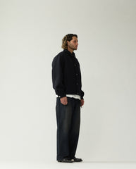 Wool Coach Jacket Black