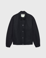 Wool Coach Jacket Black