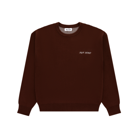 Arbor Antwerp Flower Knit Brown | Noble