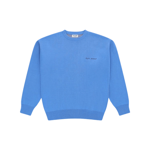 Arbor Antwerp Flowers Knit Blauw | Noble