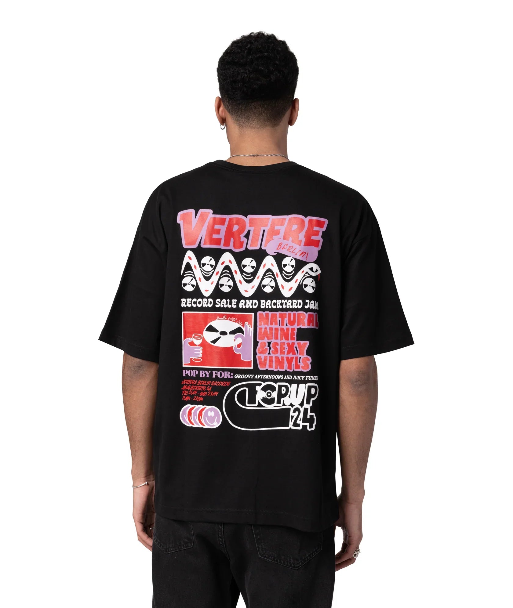 Vertere Berlin Record Sale T-Shirt Black | Noble