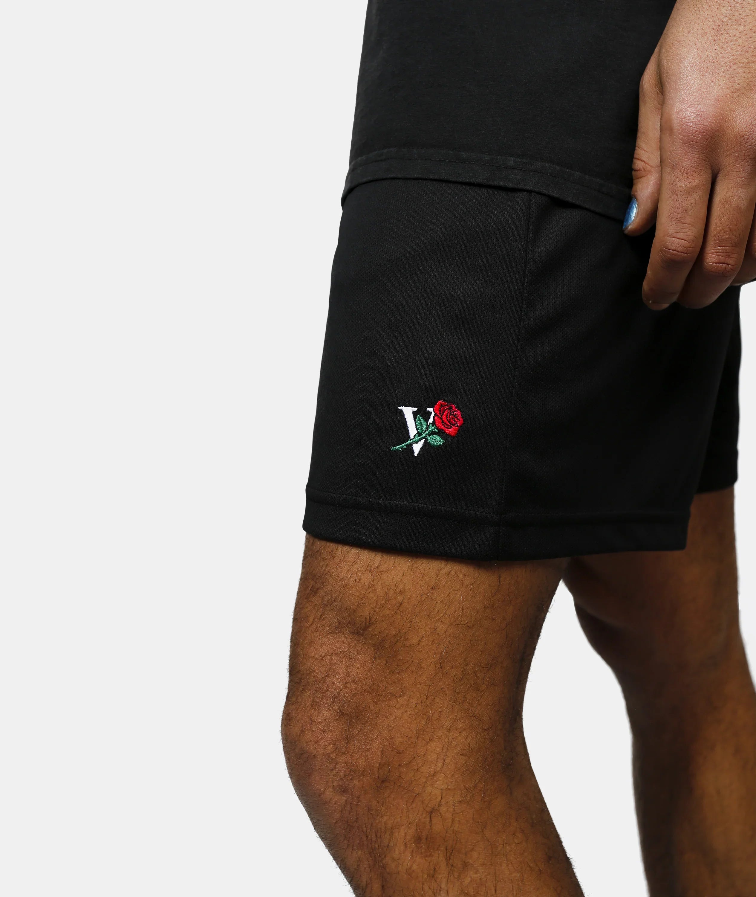 Vertere Berlin V Rose Sport Shorts Black | Noble