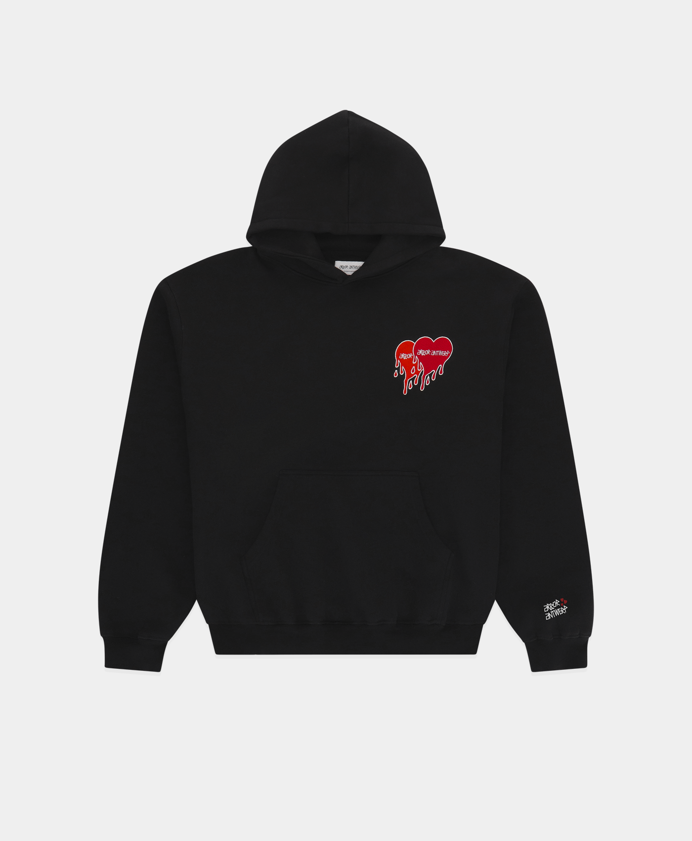 Arbor Antwerp Melting Heart Hoodie Black | Noble