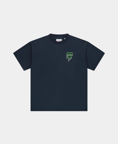 Arbor Antwerp Melting Heart T-Shirt Navy | Noble