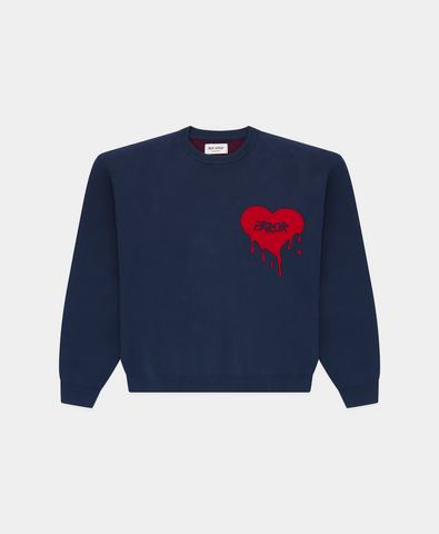 Arbor Antwerp Melting Heart Knit Blue | Noble