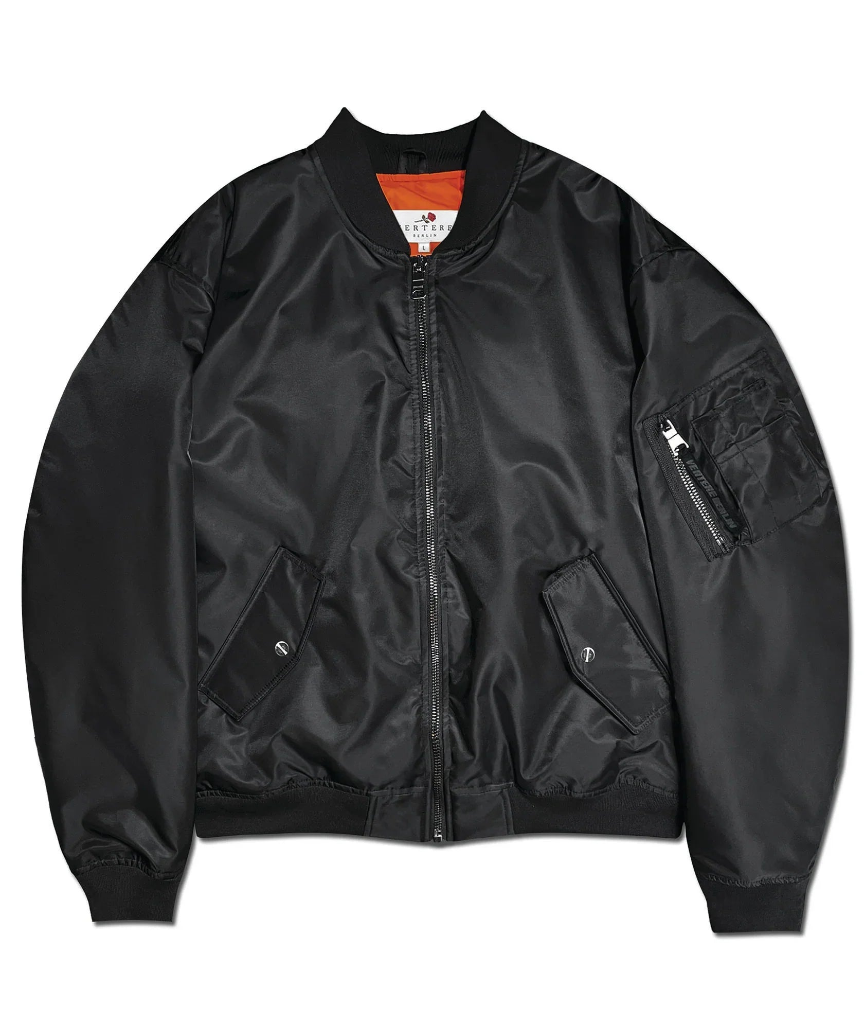 Vertere Berlin Roughness Bomber Jacket Black | Noble